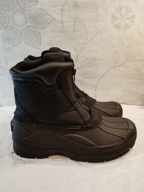 Khombu Black Men's Winter Boots